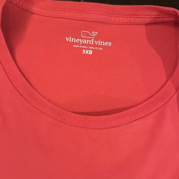 Vineyard Vines Coral Short Sleeve Tee - Picture 4 of 9